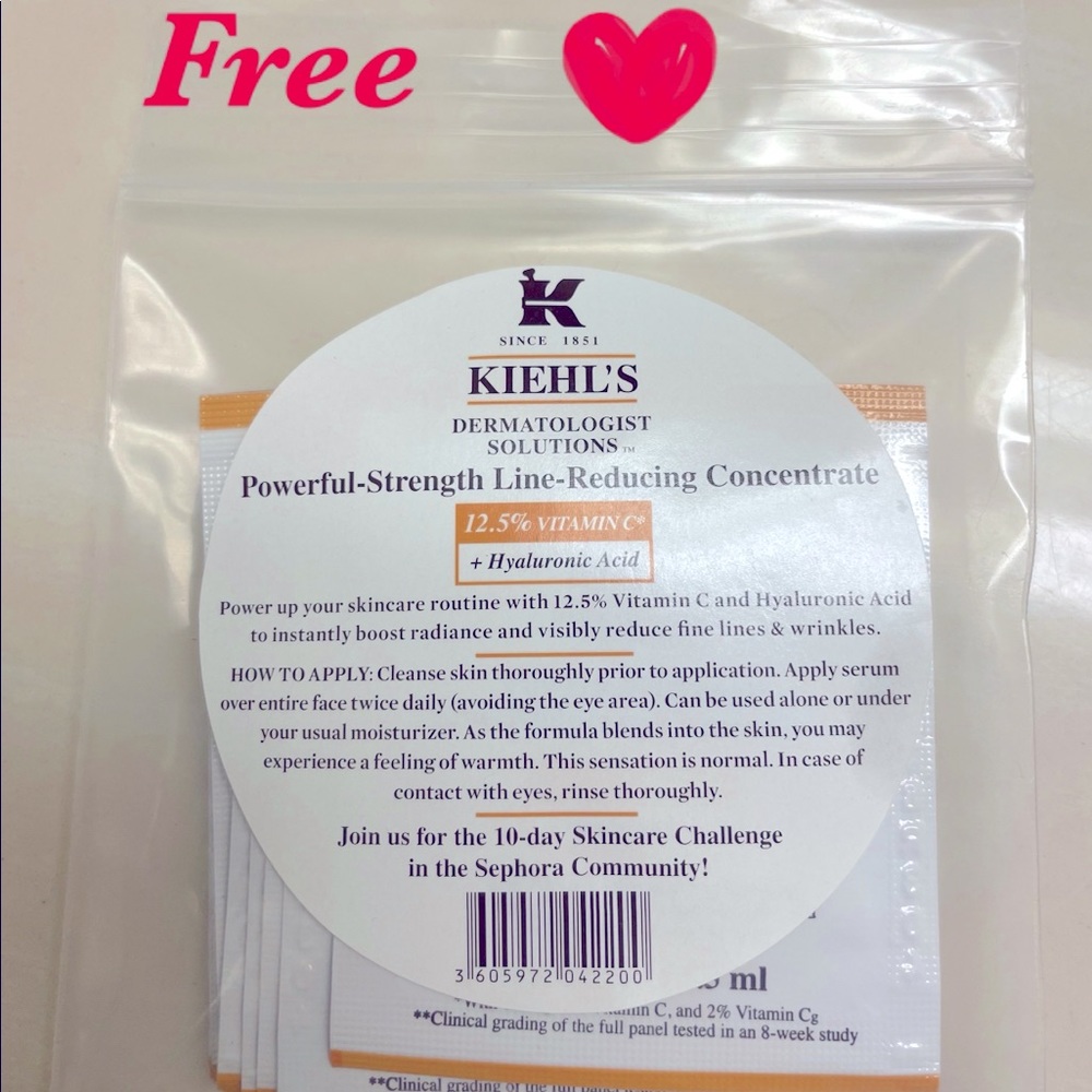 Free with purchase